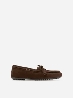 Bootsschuh aus Spaltvelours