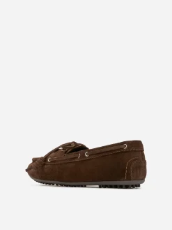 Bootsschuh aus Spaltvelours