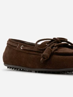 Bootsschuh aus Spaltvelours