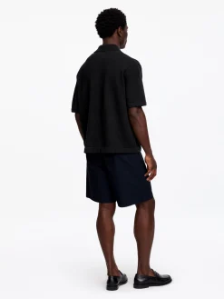Bouclé-Poloshirt