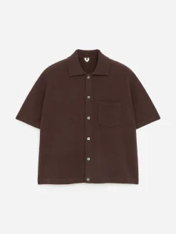 Bouclé-Poloshirt