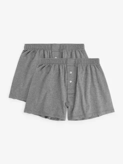 Boxershorts aus Jersey, 2er-Set