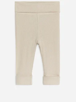 Breit gerippte Leggings für Neugeborene