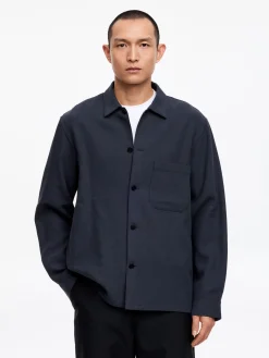 Canvas-Overshirt aus einer Tencel-Mischung