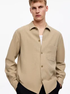 Canvas-Overshirt aus einer Tencel-Mischung