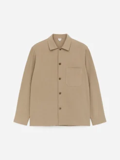 Canvas-Overshirt aus einer Tencel-Mischung