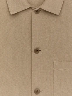 Canvas-Overshirt aus einer Tencel-Mischung
