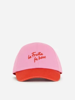 Cap aus Twill mit Blockstreifen