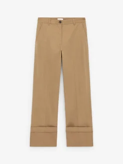 Chinohose mit Beinumschlag