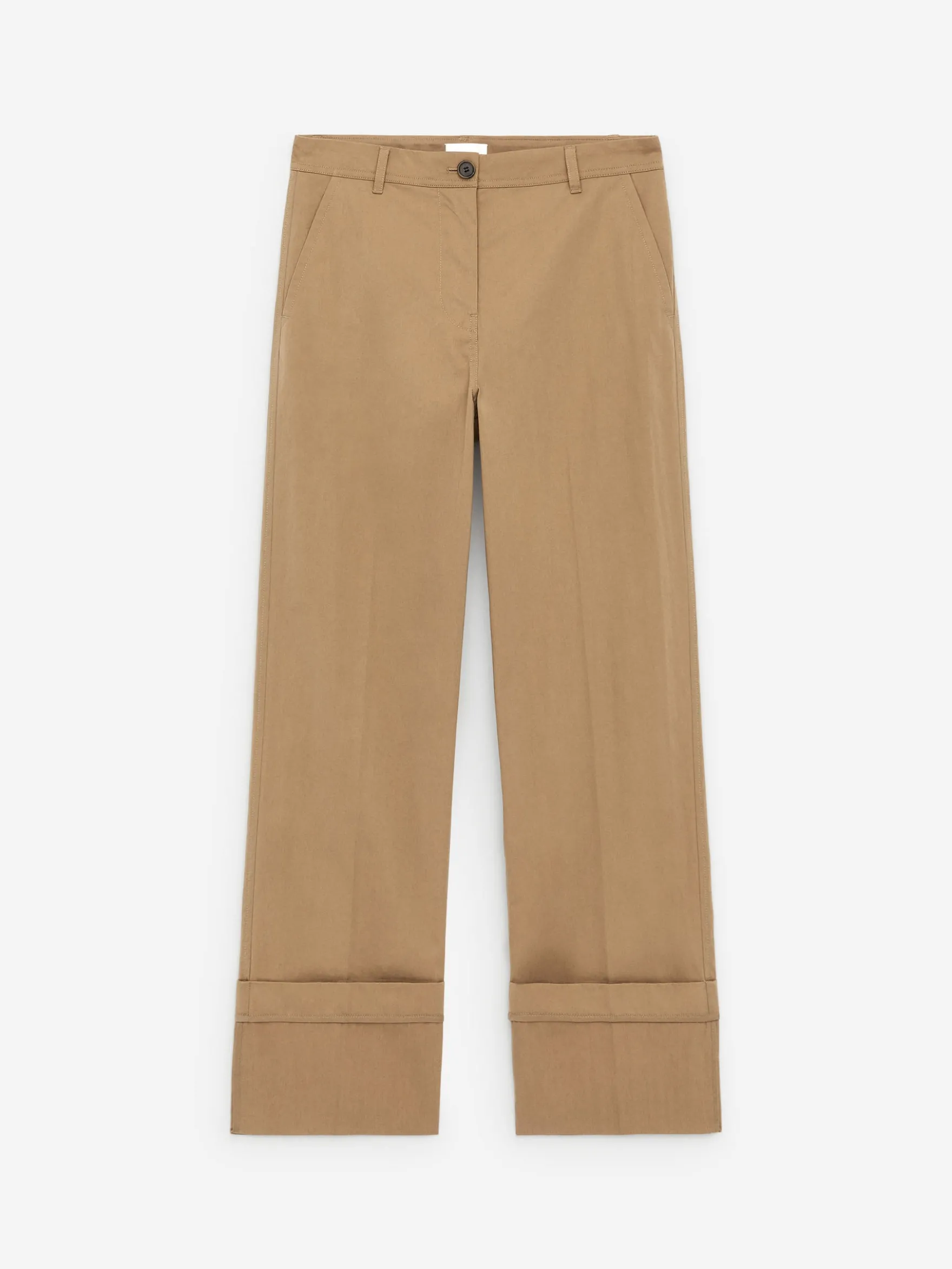 Chinohose mit Beinumschlag