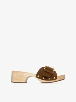 Clog aus Spaltvelours
