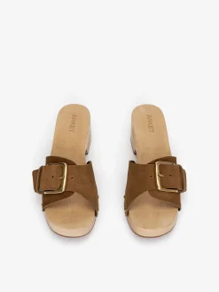 Clog aus Spaltvelours