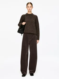 Cordhose mit Barrel Leg