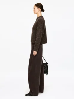 Cordhose mit Barrel Leg