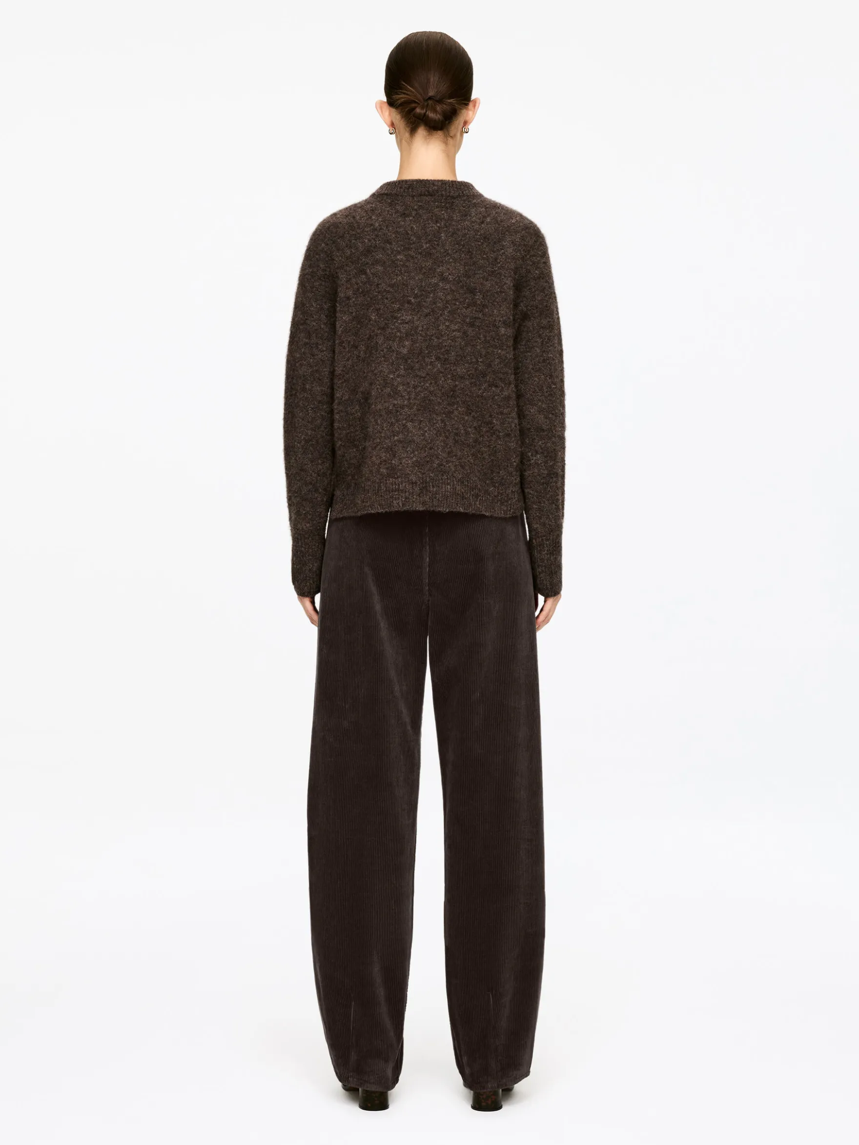 Cordhose mit Barrel Leg