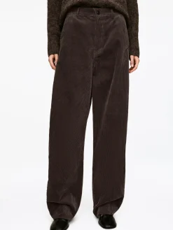 Cordhose mit Barrel Leg