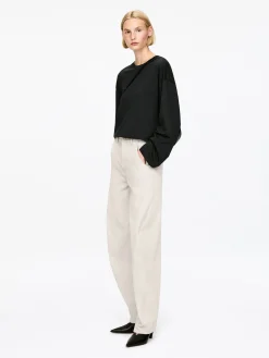 Cordhose mit Barrel Leg