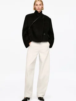 Cordhose mit Barrel Leg