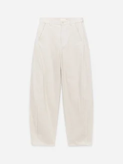 Cordhose mit Barrel Leg