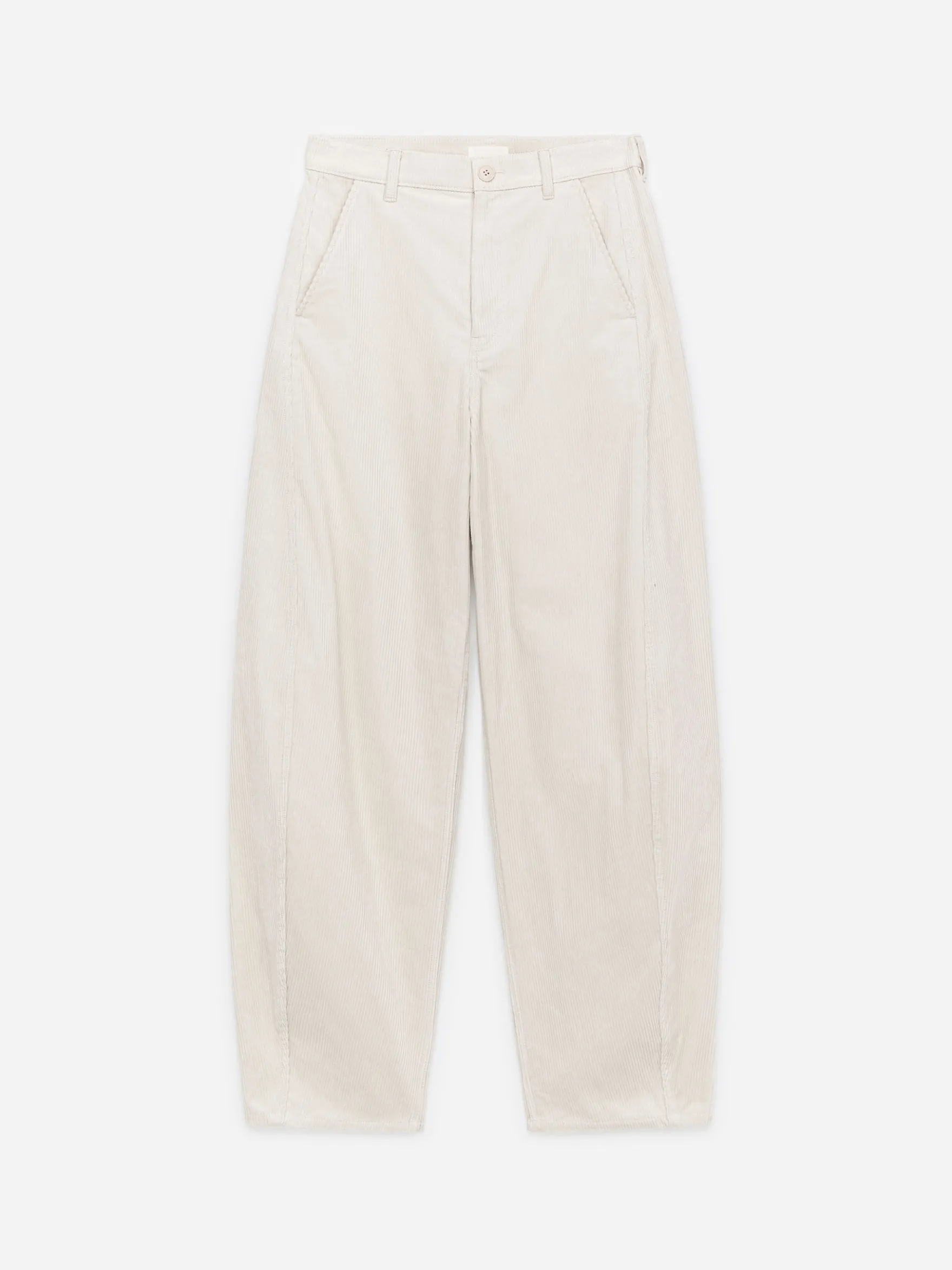 Cordhose mit Barrel Leg