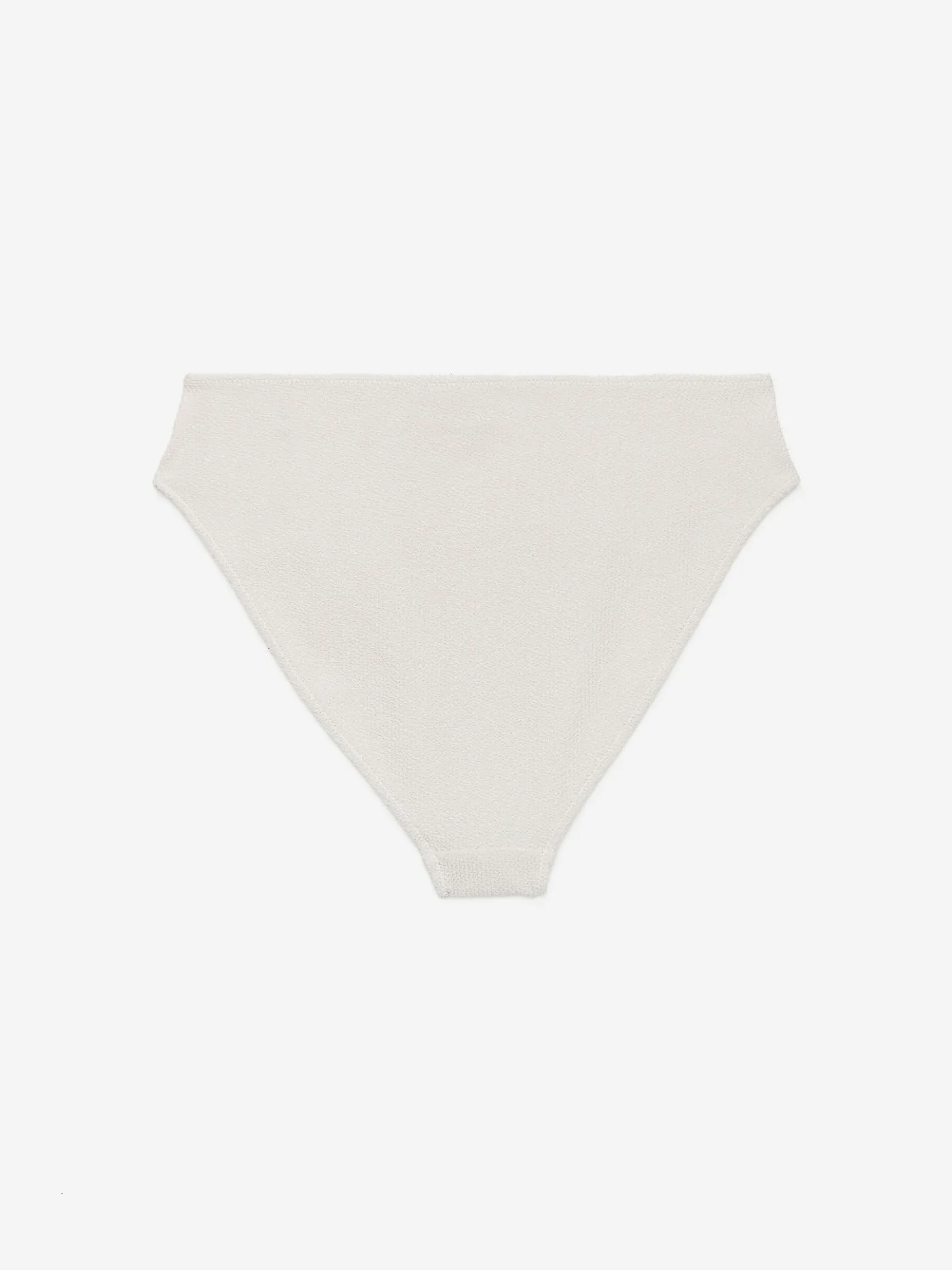 Crinkle-Bikinihose mit mittelhohem Bund
