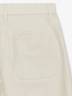Cropped-Baumwollhose