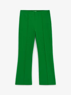 Cropped-Hose mit Falten