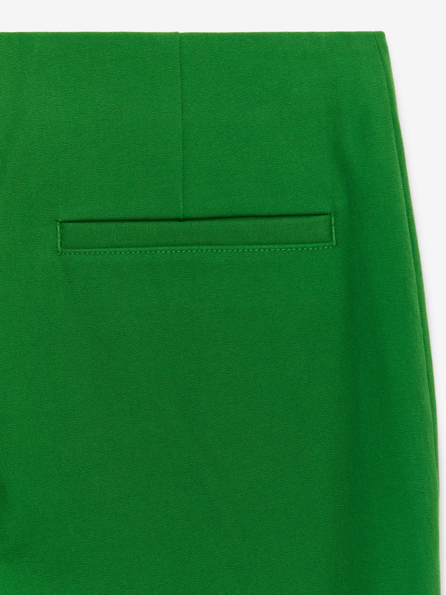 Cropped-Hose mit Falten