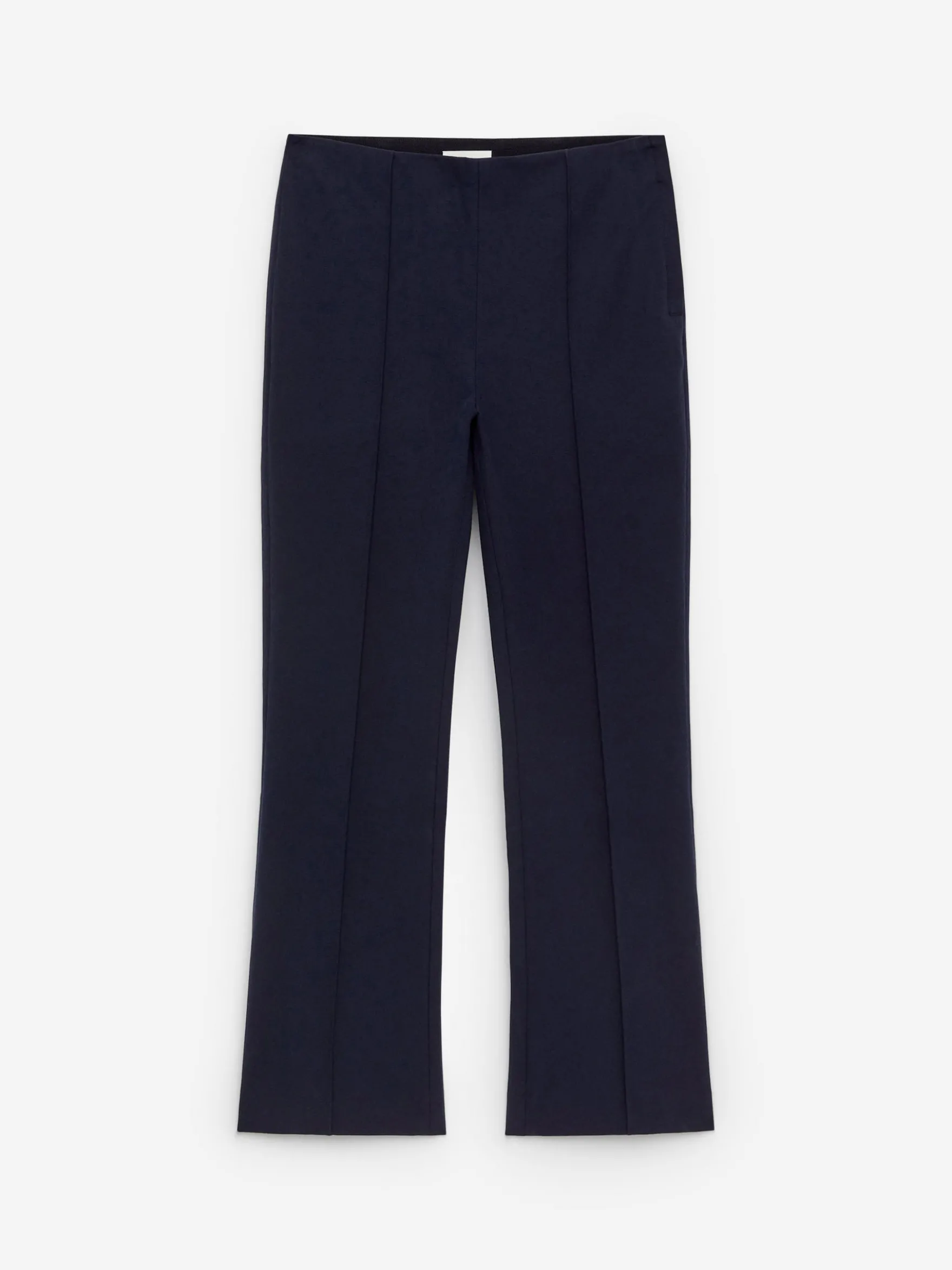Cropped-Hose mit Falten