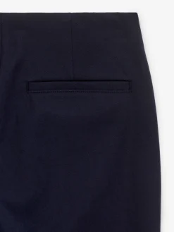 Cropped-Hose mit Falten