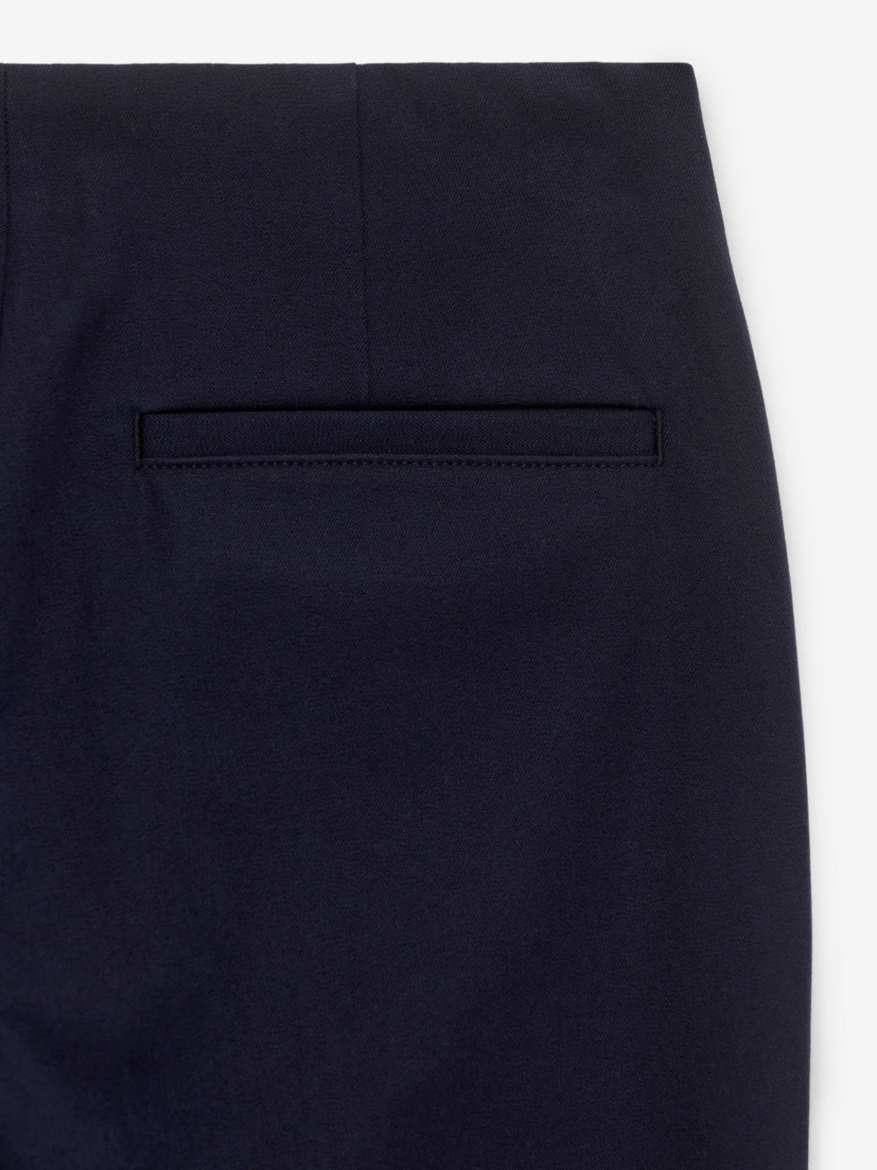 Cropped-Hose mit Falten