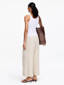 Cropped-Leinenhose