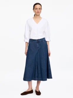 Culotte aus Denim