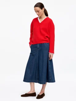 Culotte aus Denim