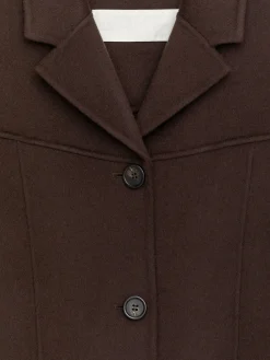 Doubleface-Blazer aus Wollmischung