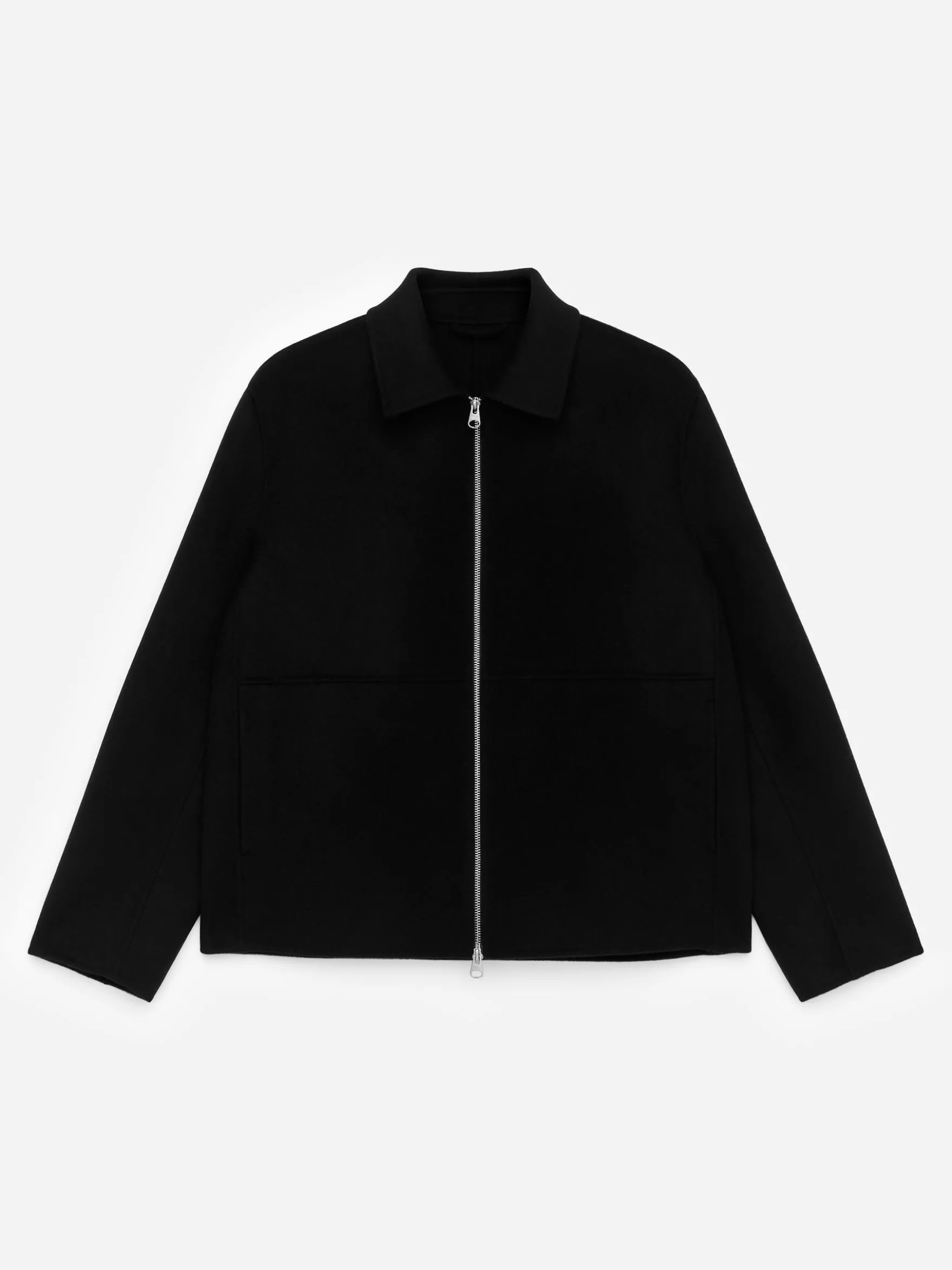 Doubleface-Jacke aus Wolle