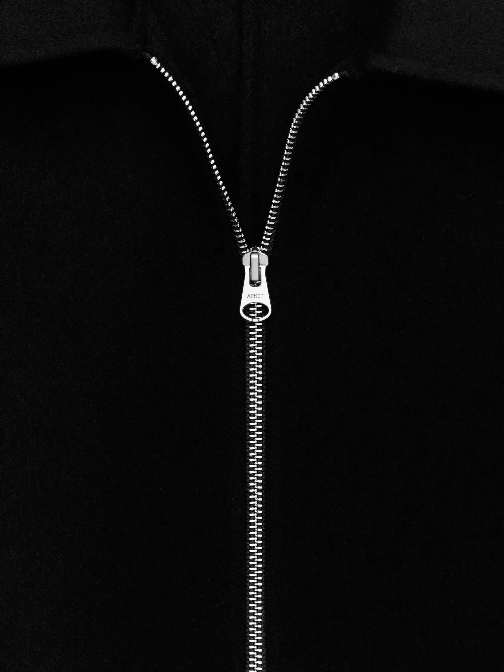 Doubleface-Jacke aus Wolle