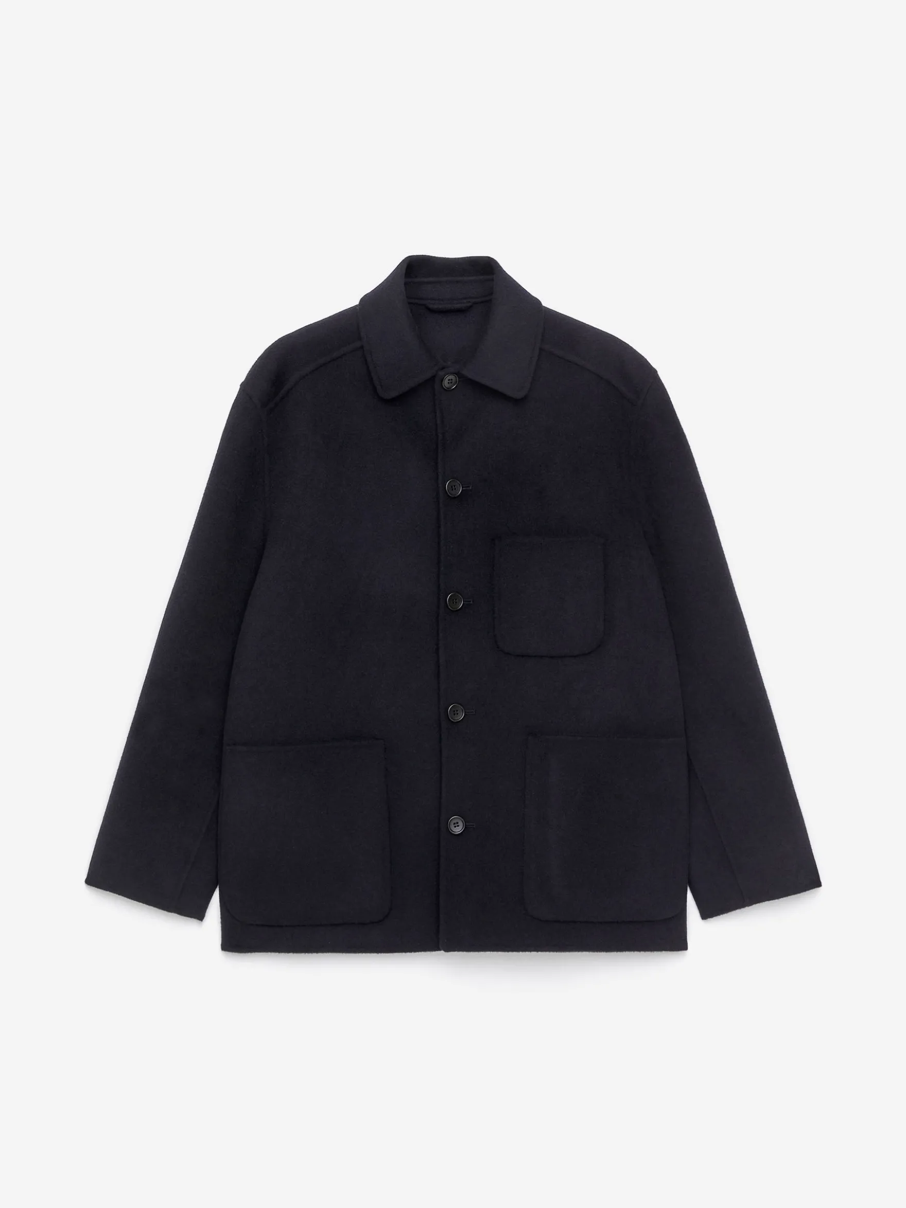 Doubleface-Jacke aus Wollmischung