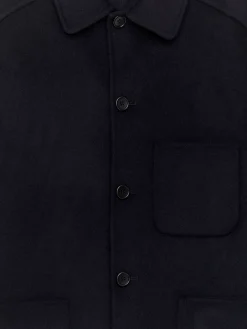 Doubleface-Jacke aus Wollmischung