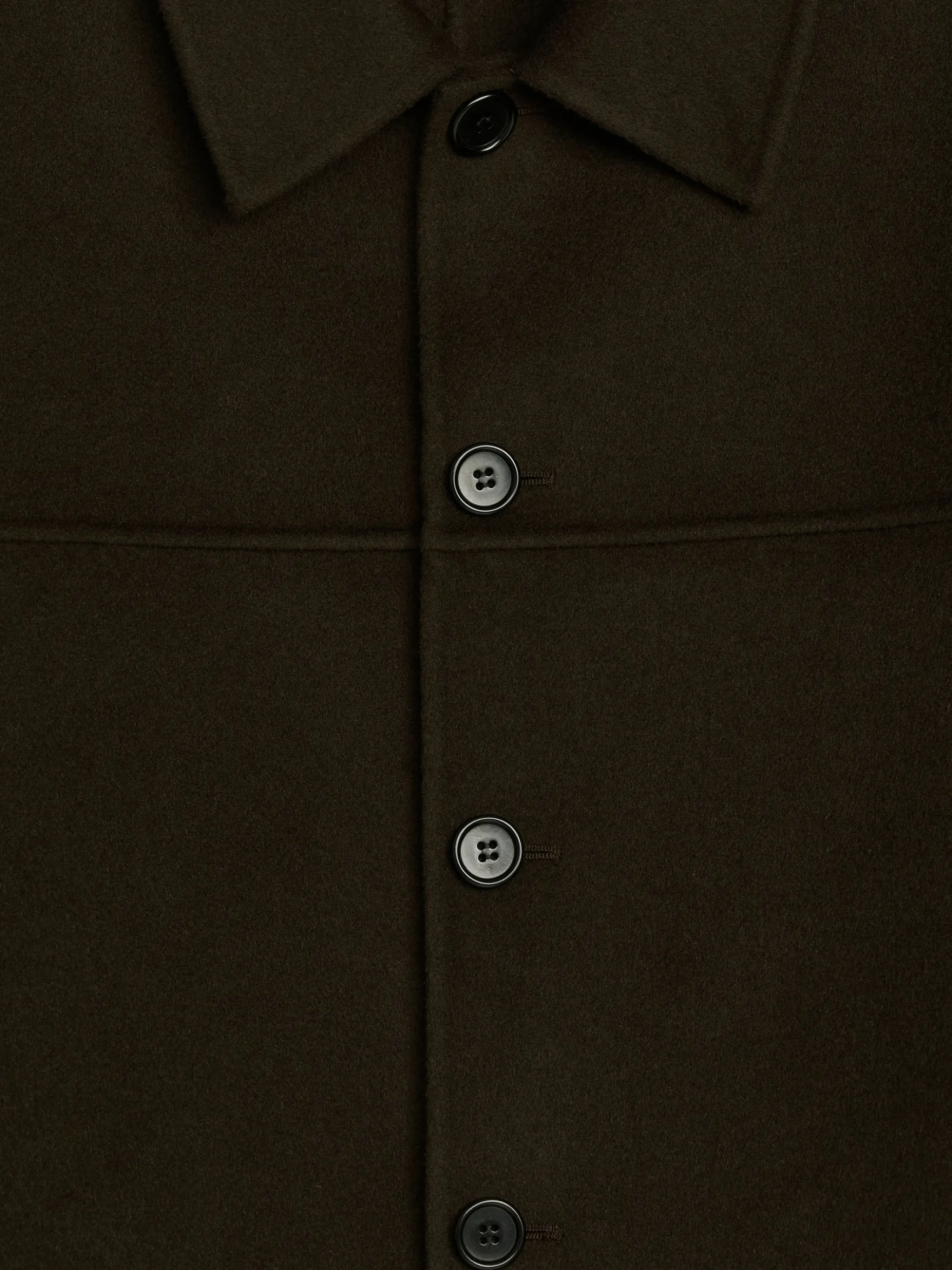 Doubleface-Jacke aus Wollmischung