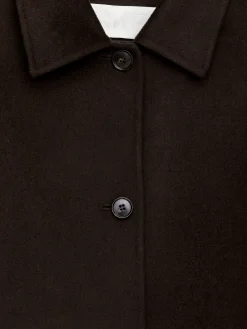 Doubleface-Overshirt aus Wollmischung