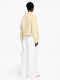 Doubleface-Overshirt aus Wollmischung