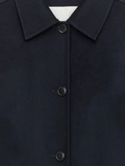 Doubleface-Overshirt aus Wollmischung