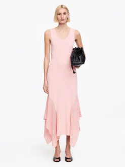 Draped Knit Dress