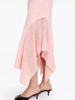 Draped Knit Dress