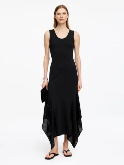 Draped Knit Dress