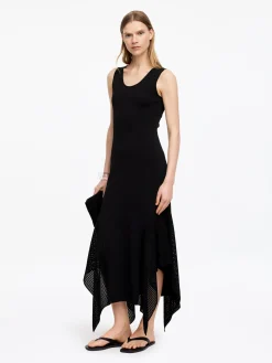 Draped Knit Dress