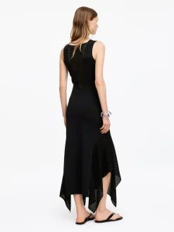 Draped Knit Dress