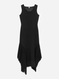 Draped Knit Dress