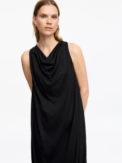 Drapiertes Kleid mit Ballonschnitt
